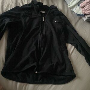 Women’s Black Nike Activewear long sleeve zip up jacket